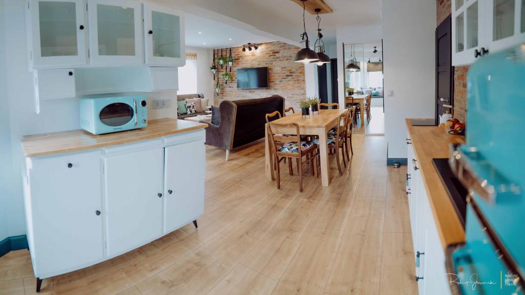 Kuchyňa alebo kuchynka v ubytovaní apartament BB