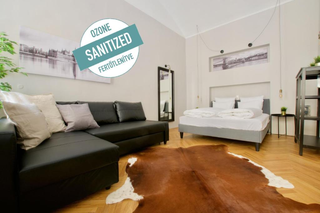 Posteľ alebo postele v izbe v ubytovaní Standard Apartment by Hi5 - Steindl street