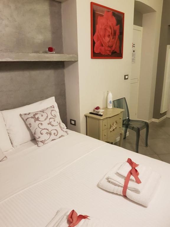 Postelja oz. postelje v sobi nastanitve Il Sogno Torino Guesthouse