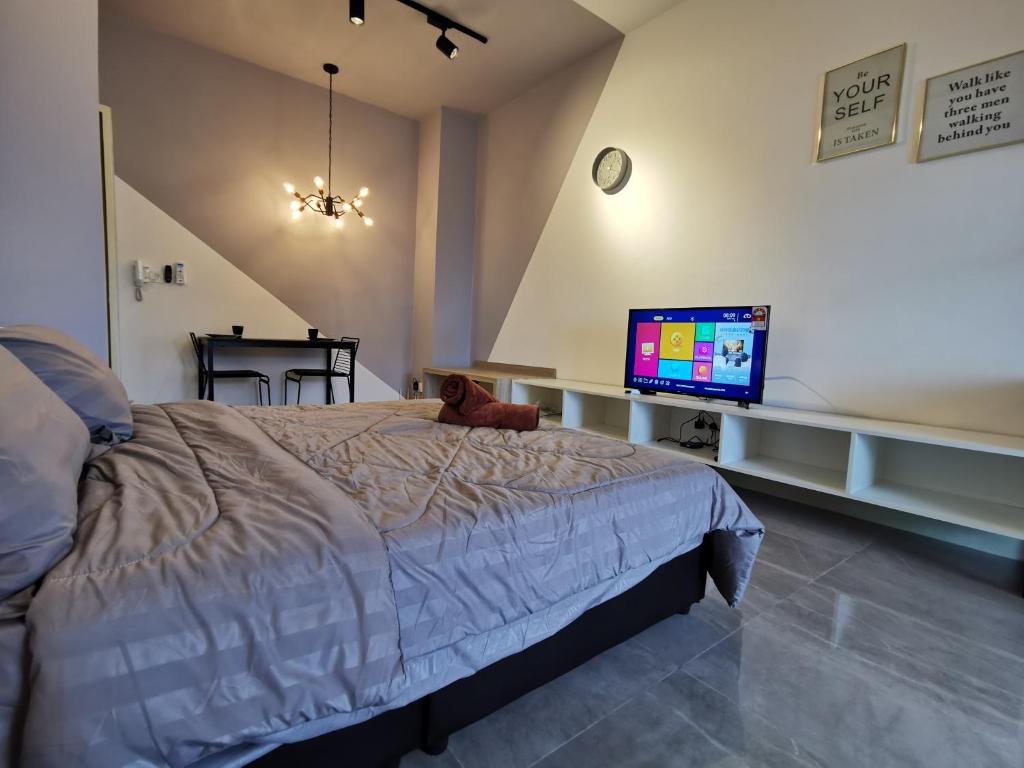 TV a/nebo společenská místnost v ubytování Thermospace Imperio A-27-07 Melaka City