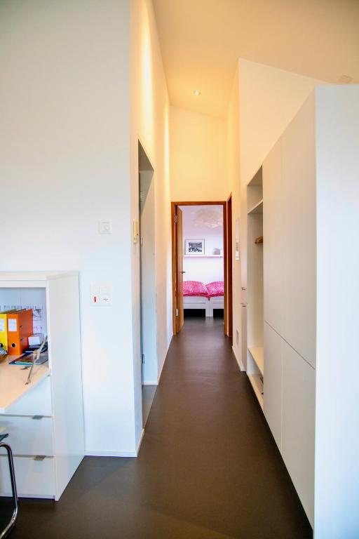 Postel nebo postele na pokoji v ubytování Ferienwohnung Crap Ner