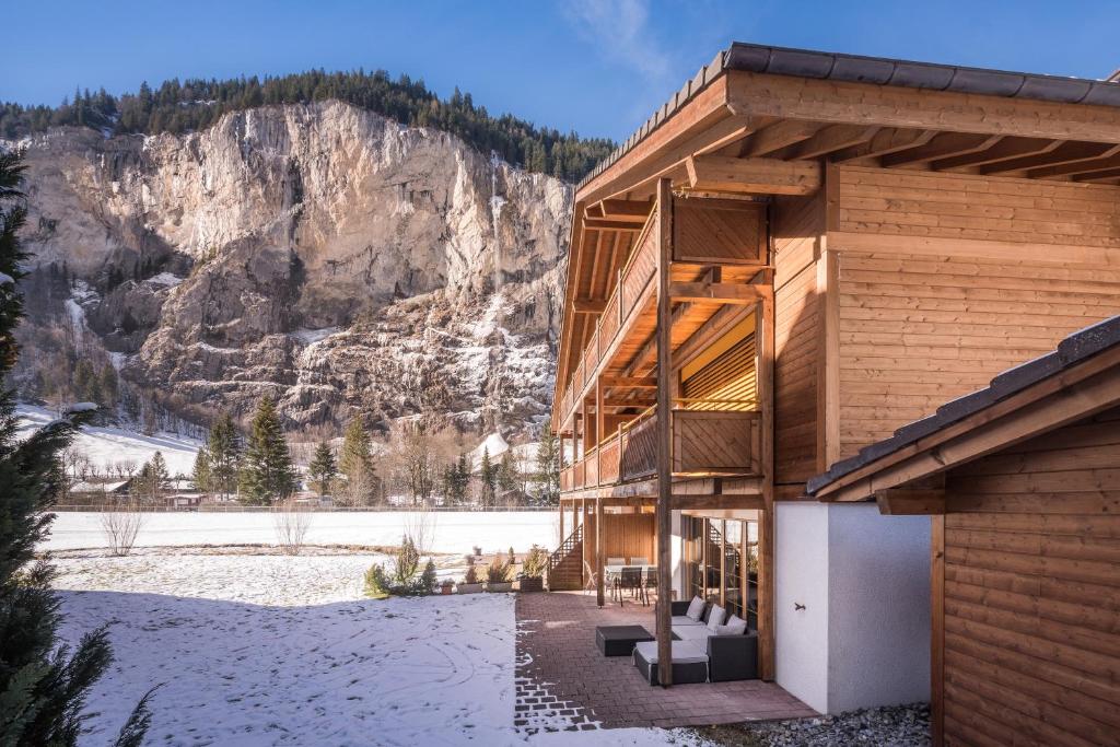 Nespecifikovaný výhled na hory nebo výhled na hory při pohledu z apartmánu