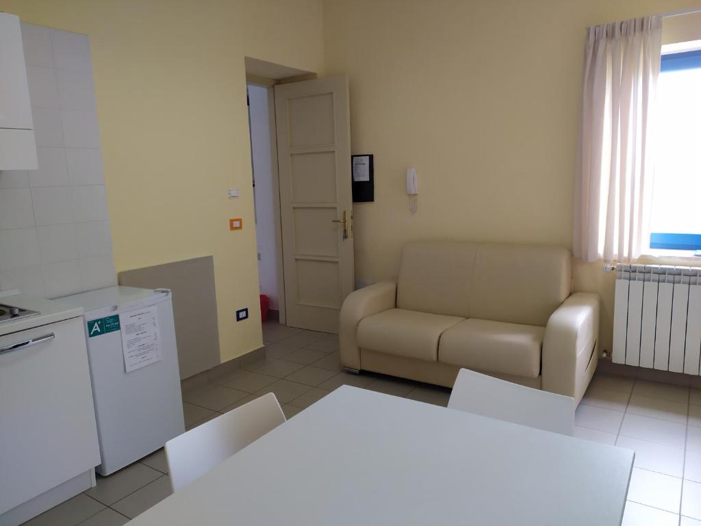 Kuchyň nebo kuchyňský kout v ubytování basilicata al volo