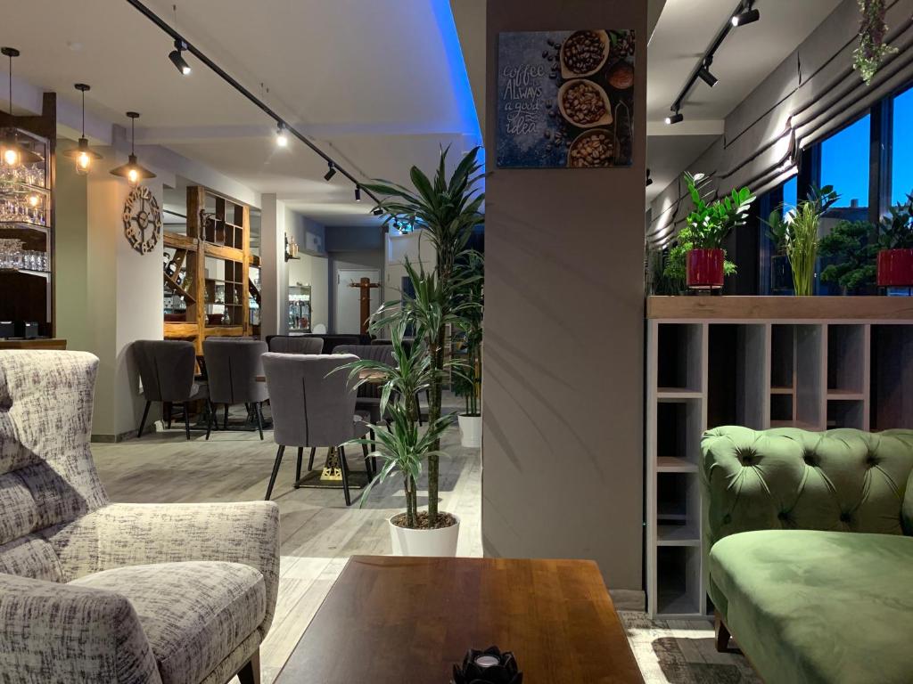 Posezení v ubytování Hotel Bispinger Hof