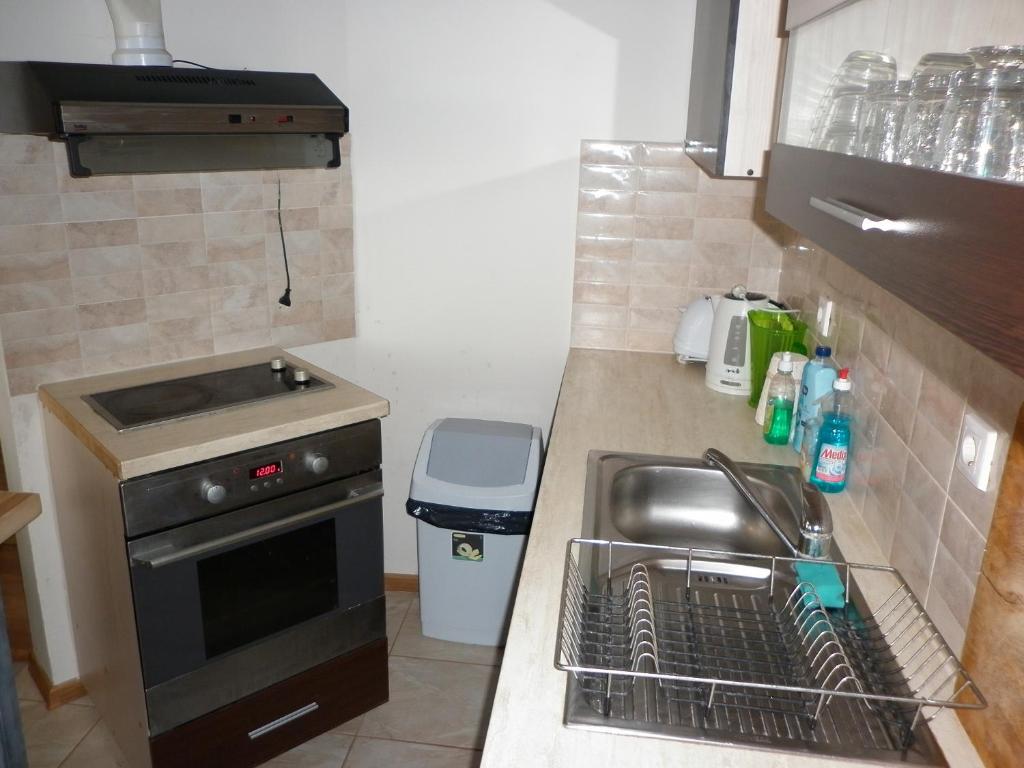 Kjøkken eller kjøkkenkrok på Villa Evans