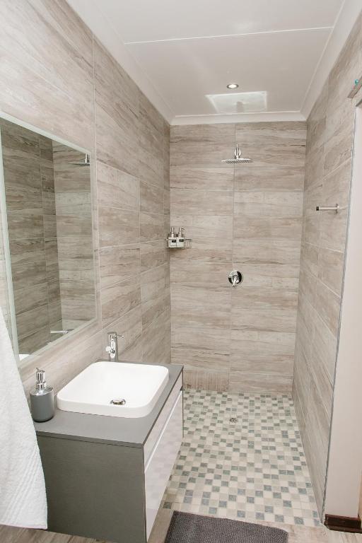 Koupelna v ubytování Vinique Guesthouse