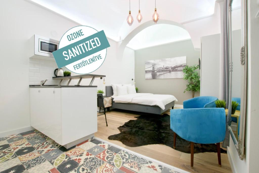 Certifikát, ocenenie alebo iný dokument vystavený v ubytovaní Standard Apartment by Hi5 - Nagysándor street