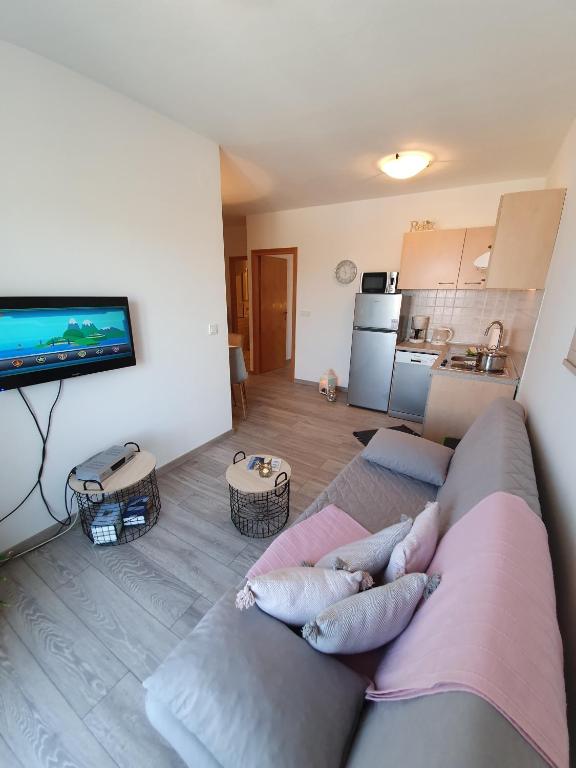 Kuchyň nebo kuchyňský kout v ubytování Apartments RELAX 2