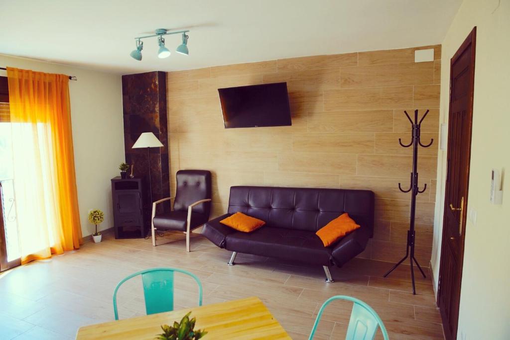 Posezení v ubytování Casa Rural Las Colmenas