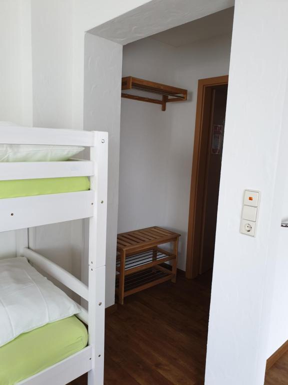 Postel nebo postele na pokoji v ubytování Pension Boitz