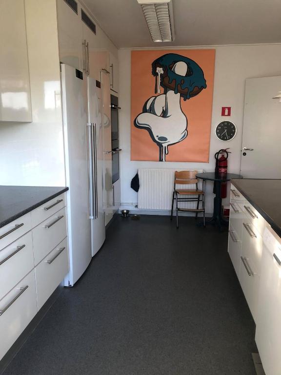 Kuchyň nebo kuchyňský kout v ubytování Havnegade 70, Nexø, Bornholm