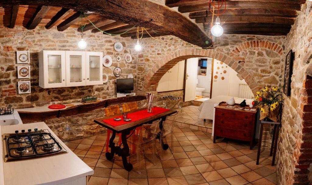 Kuchyň nebo kuchyňský kout v ubytování B&B Borgo di Oliveto - Appartamenti con Cucina