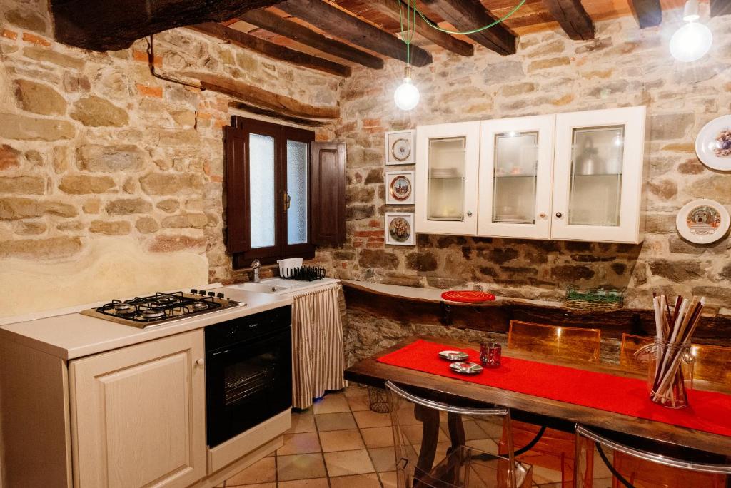 Kuchyň nebo kuchyňský kout v ubytování B&B Borgo di Oliveto - Appartamenti con Cucina