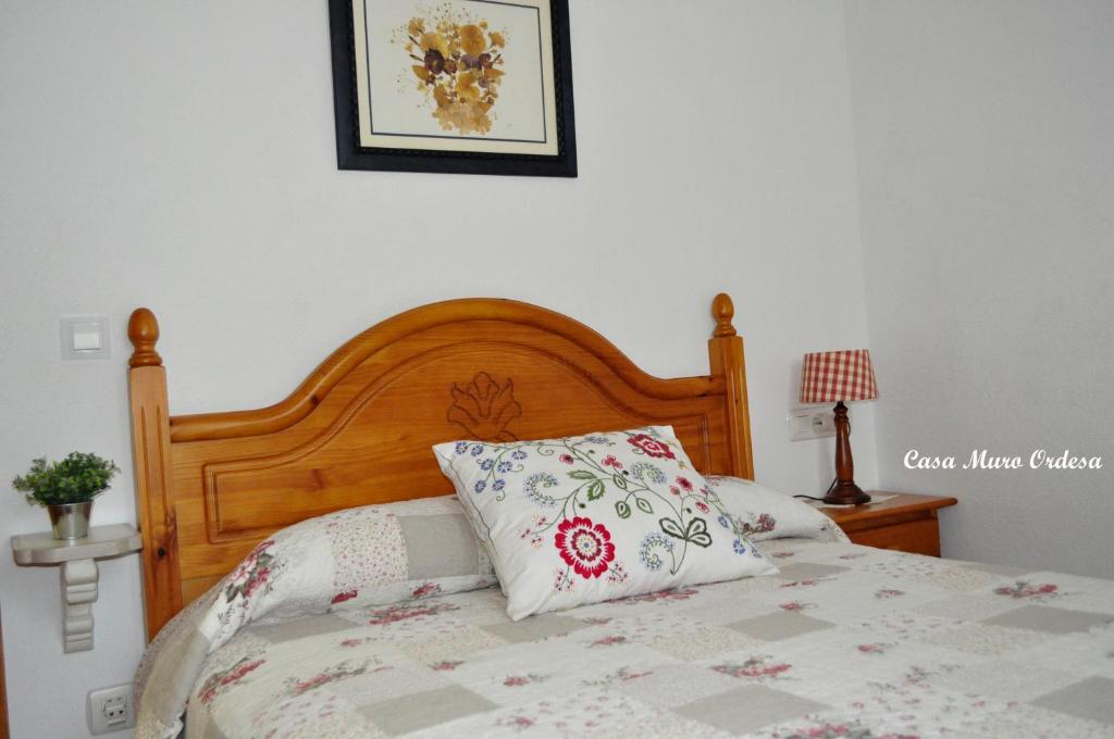 Cama o camas de una habitación en Casa Muro Ordesa