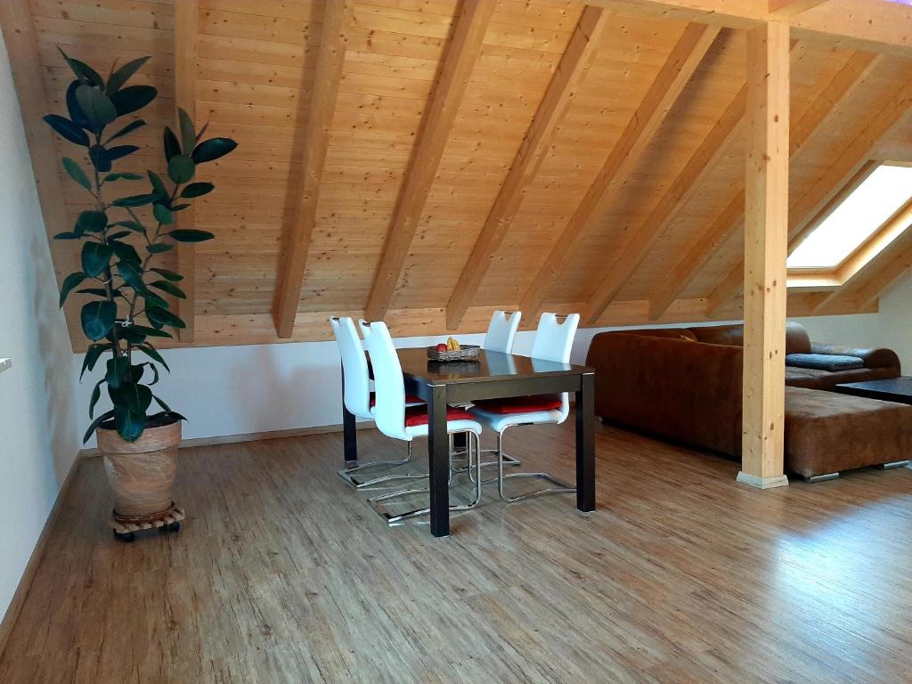 Posezení v ubytování Ferienwohnung Bergele
