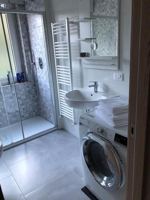 Kúpeľňa v ubytovaní Bozen - voll ausgestattet, optimale Lage