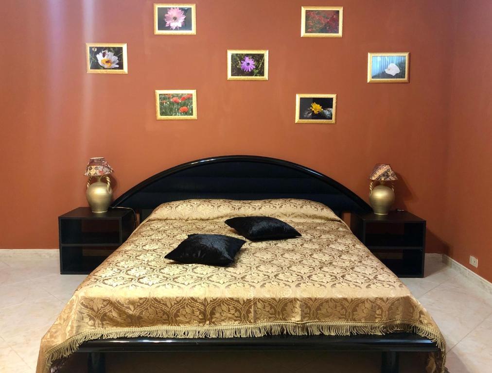 Postel nebo postele na pokoji v ubytování Villa Zagara