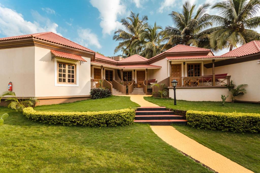 Zahrada ubytování Leoney Resort Goa