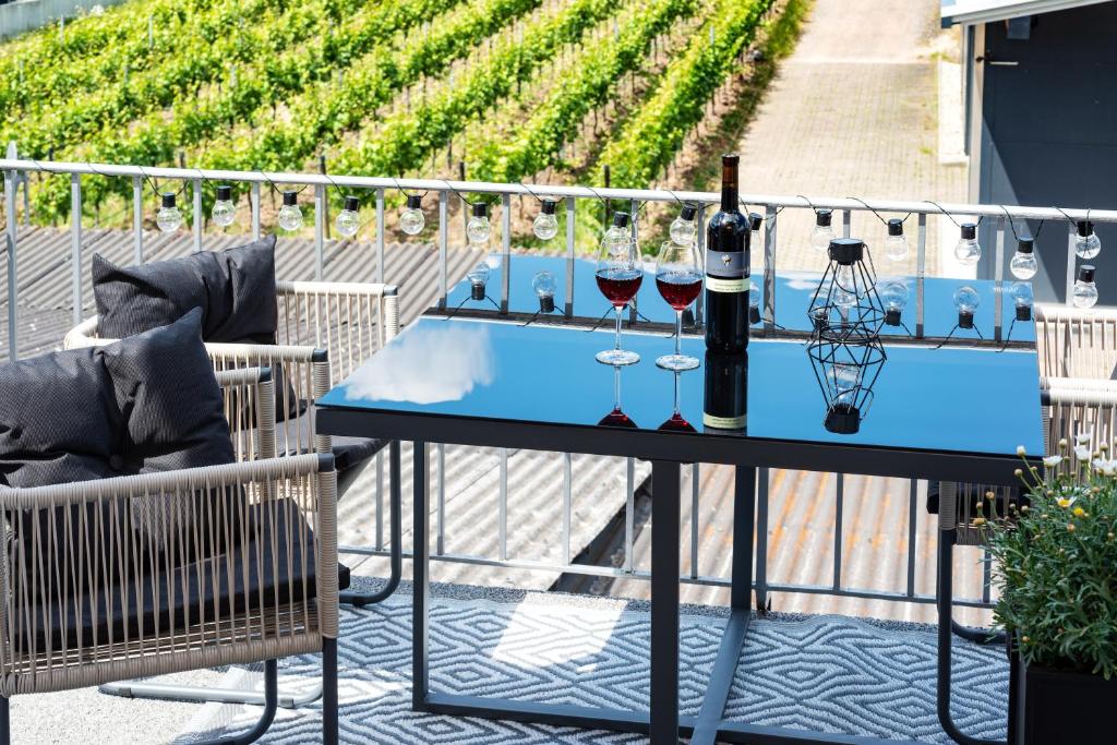 Nápoje v ubytování Moselweingut & Gästehaus Hubertushof