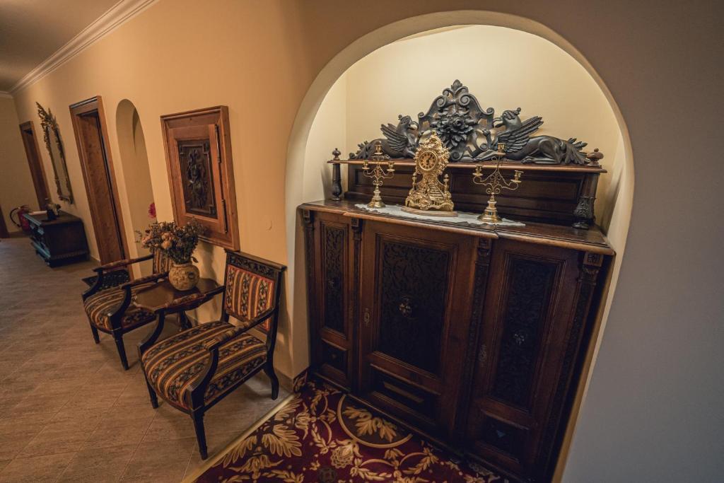 Posezení v ubytování Hotel Svatojánský Dvůr