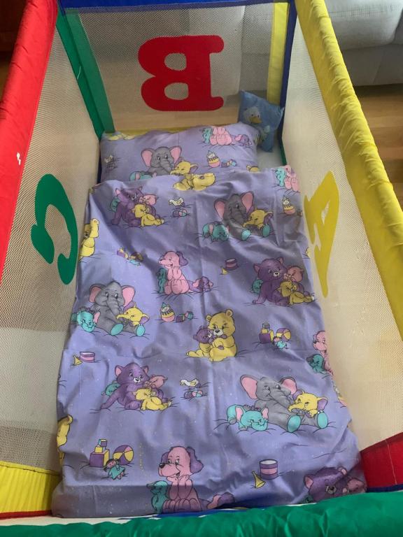 Postel nebo postele na pokoji v ubytování Ferienwohnung Eulennest