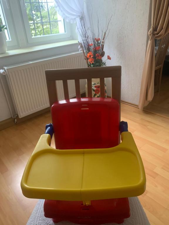 Posezení v ubytování Ferienwohnung Eulennest