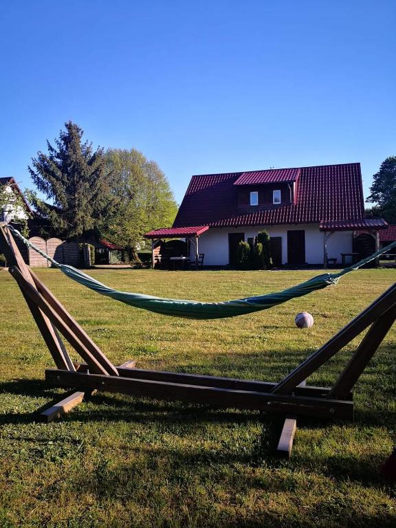 Vonkajšia záhrada v ubytovaní Agroturystyka Pod Pstrągiem
