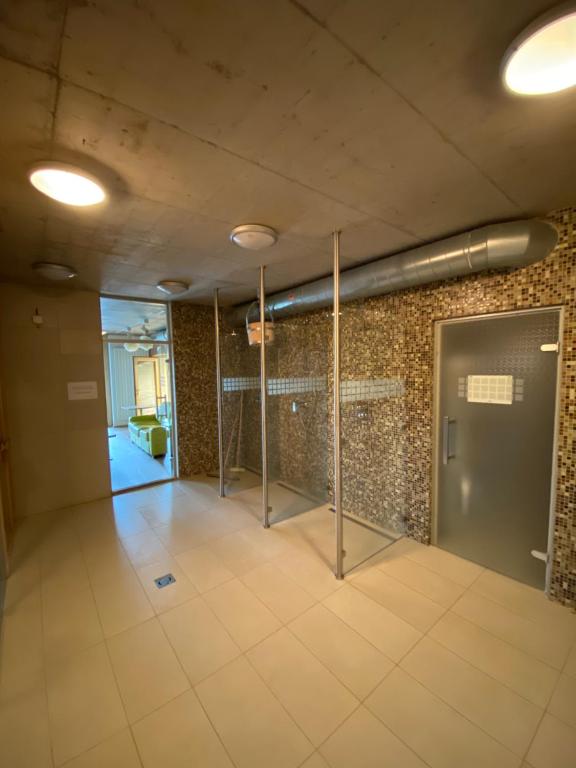 Koupelna v ubytování Rodinný apartmán v srdci Šumavy