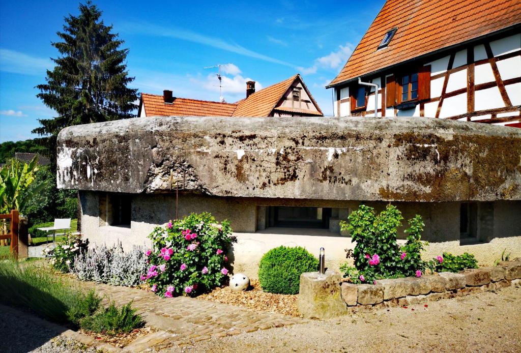 Zahrada ubytování Au Bunker 67