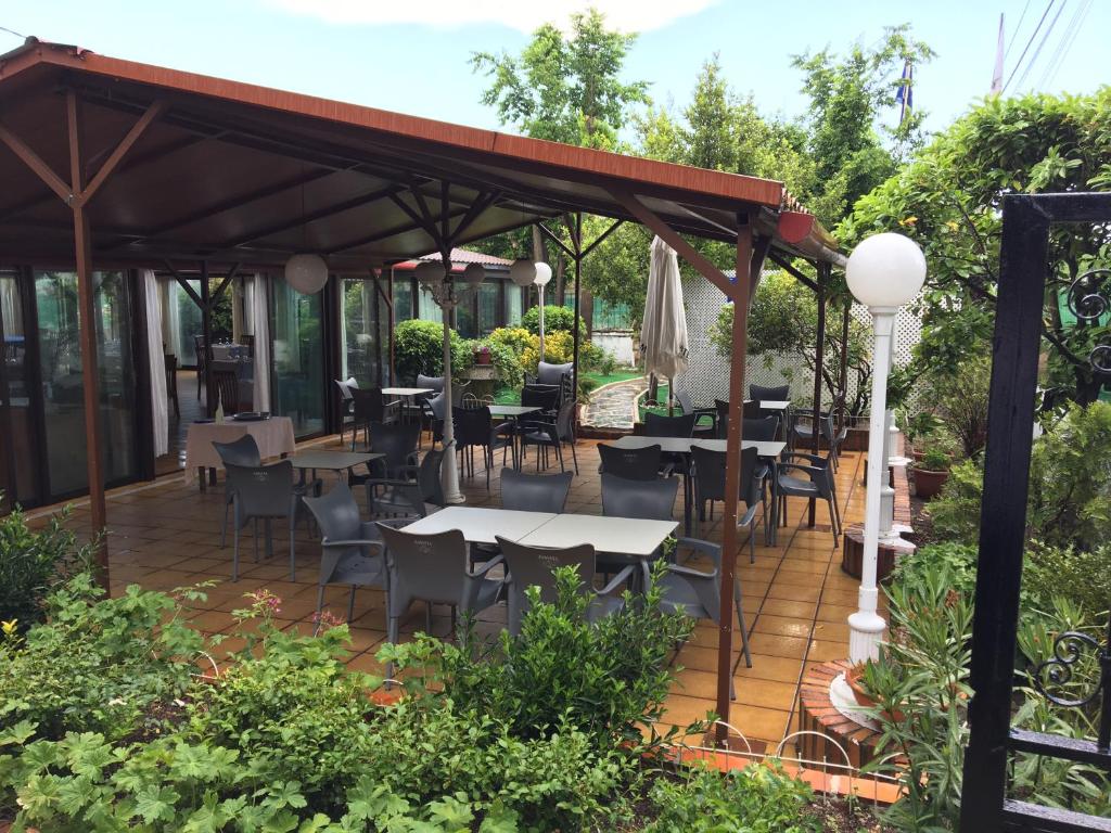Restaurace v ubytování Gran Hostal Asador de Soto