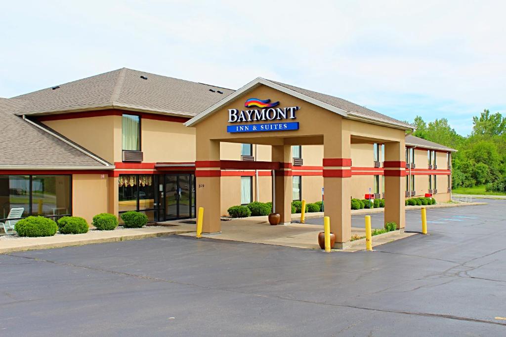 a building with a sign that reads burnout my service at Baymont by Wyndham Springfield in Springfield
