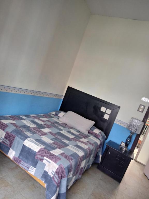 Postel nebo postele na pokoji v ubytování Hospedaje Del Campanero 19