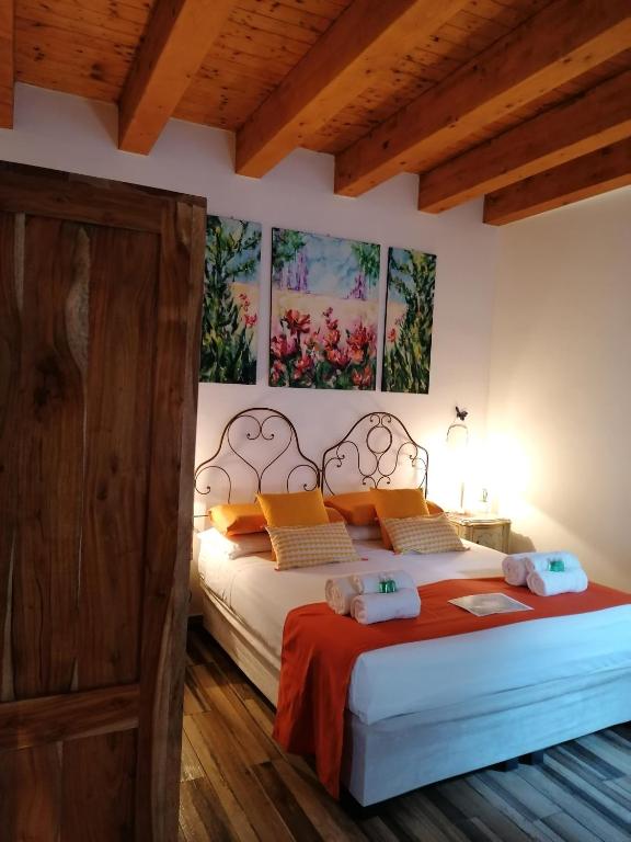 Postel nebo postele na pokoji v ubytování Casa Busari