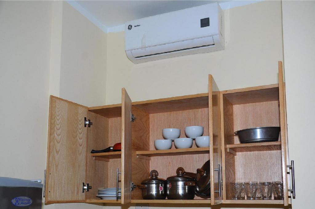 Kuchyň nebo kuchyňský kout v ubytování Apartment G in Florenza Khamsin