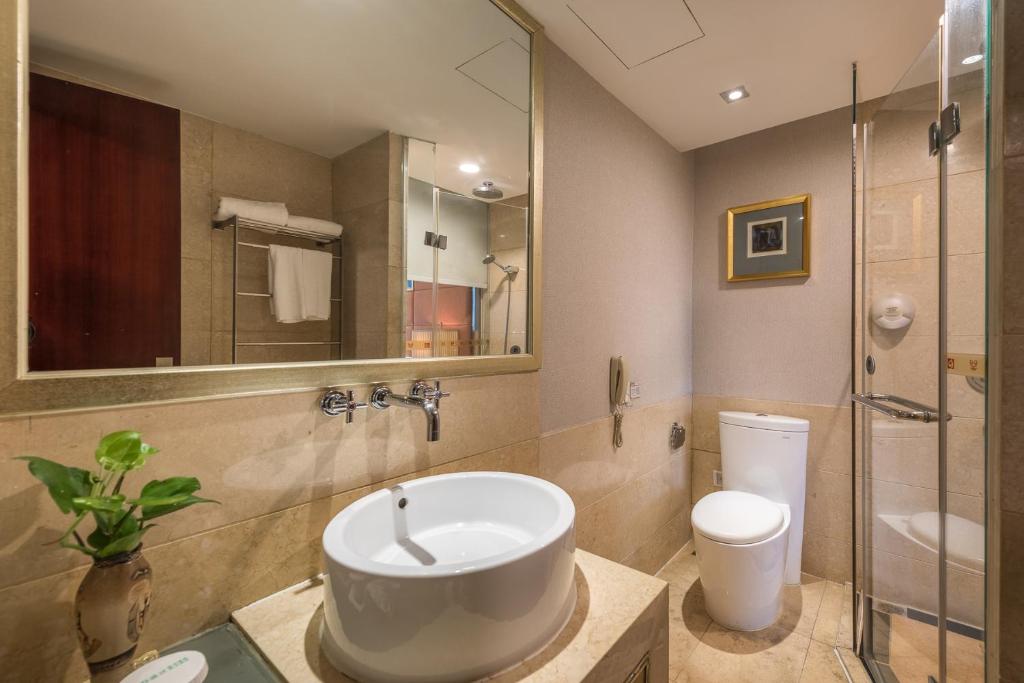 Koupelna v ubytování Foshan Rezen Select Pasonda Hotel