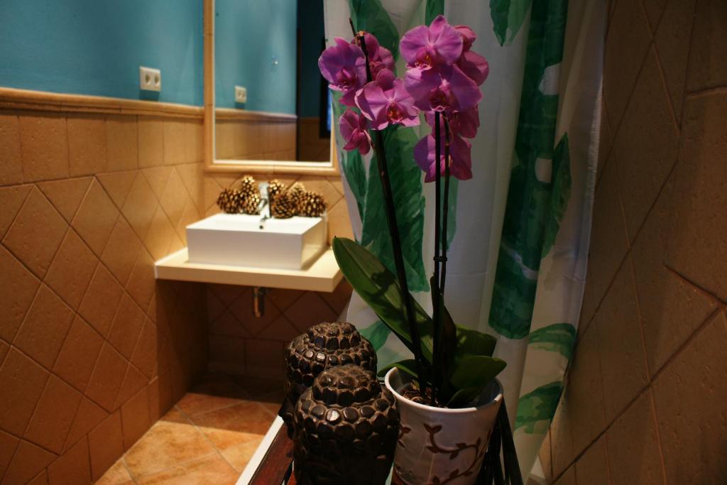Kúpeľňa v ubytovaní Hotel Rural Molino del Puente Ronda
