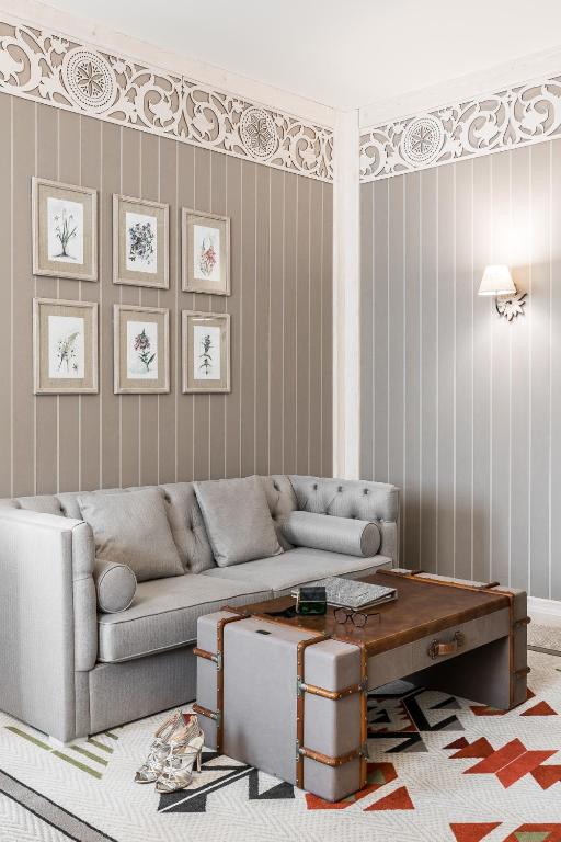 Ein Sitzbereich in der Unterkunft Aries Hotel & SPA Wisła
