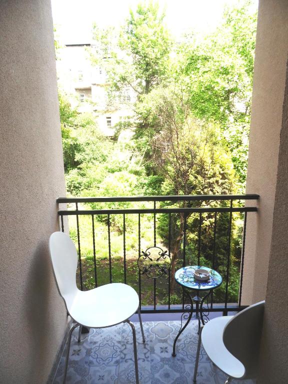 Balkón alebo terasa v ubytovaní Apartament Orchidea