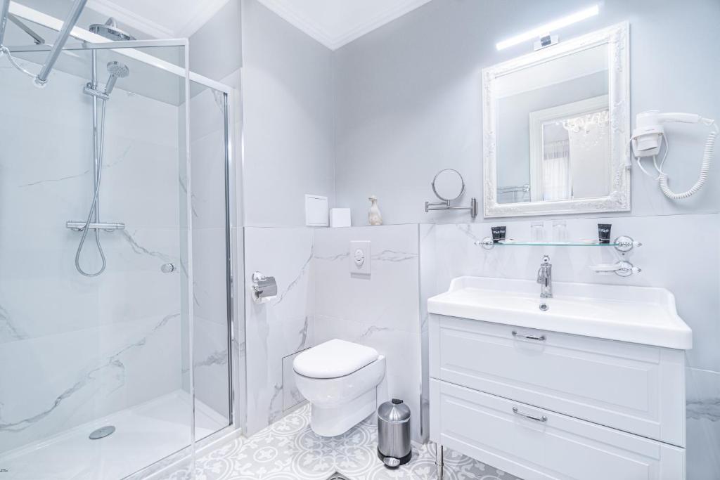 Koupelna v ubytování Forums Boutique Hotel