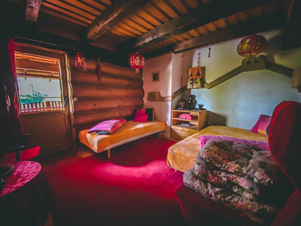 Postel nebo postele na pokoji v ubytování Resort Svět