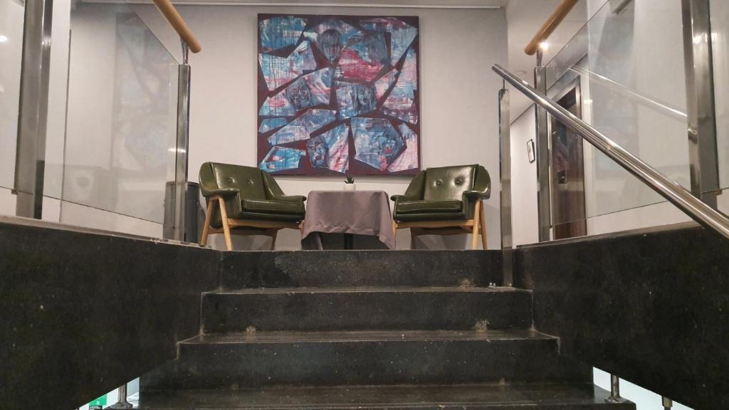Predel za sedenje v nastanitvi Atelier Hotel