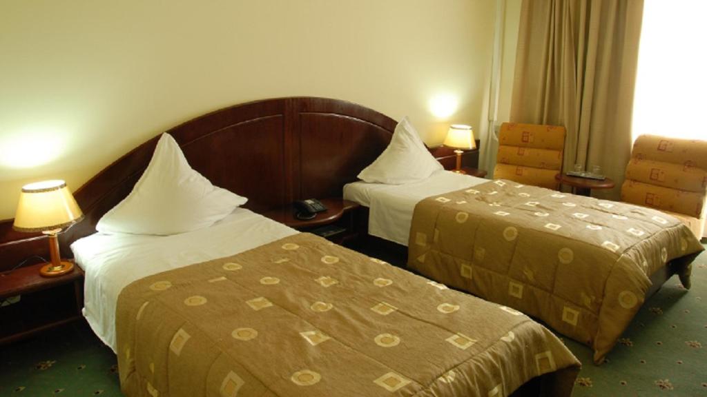 Postel nebo postele na pokoji v ubytování Hotel Delta 3