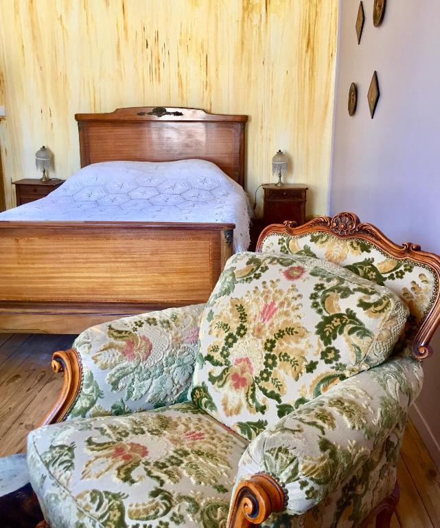 Postel nebo postele na pokoji v ubytování Orfenor