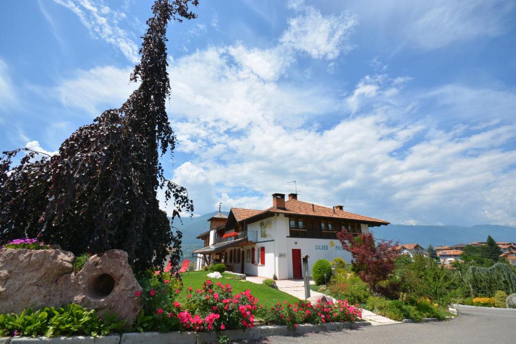 Zahrada ubytování Agritur Golden Pause