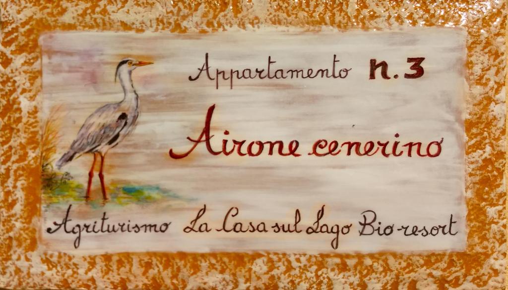 Certyfikat, podpis lub inny dokument wystawiony w obiekcie La Casa Sul Lago