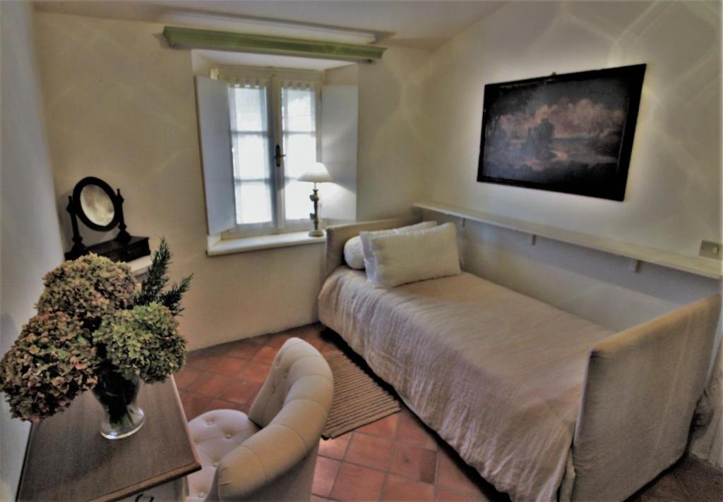 A seating area at Apartment Casa Gianfrati