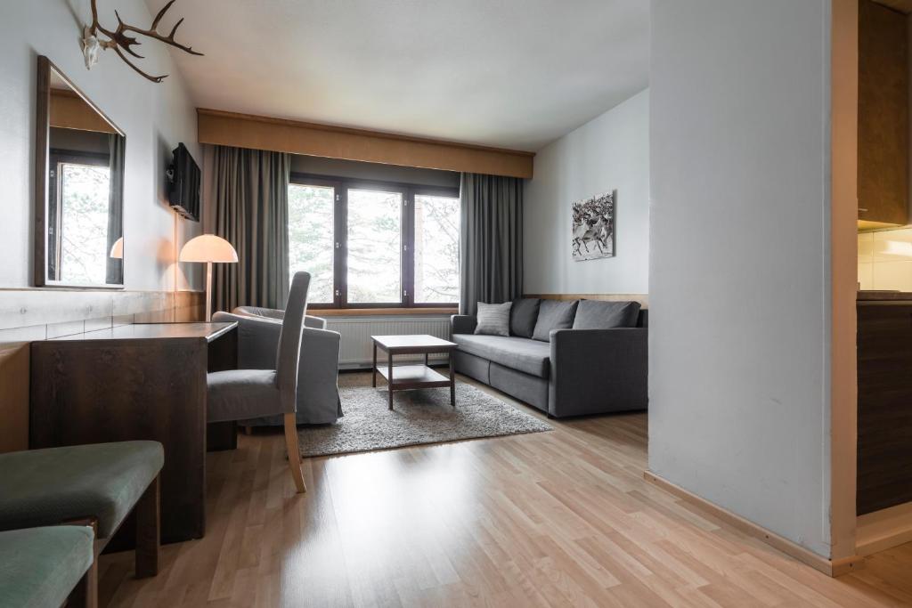 Posezení v ubytování Lapland Hotels Hetta