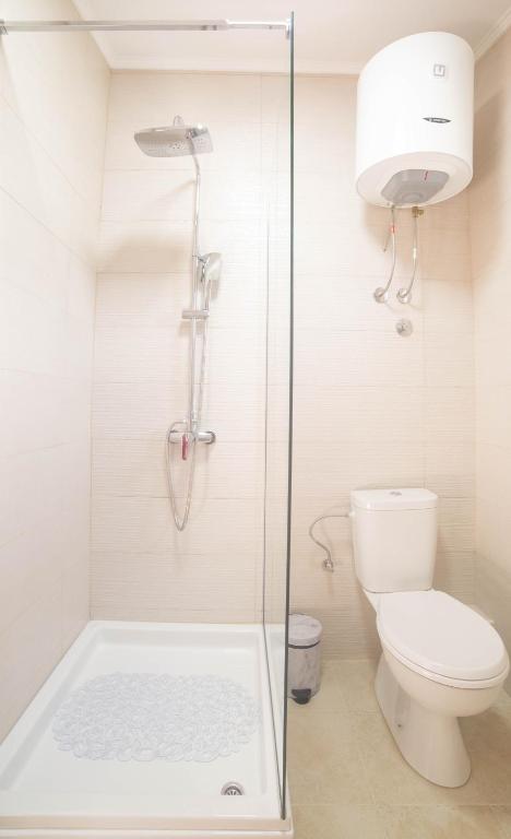 Koupelna v ubytování Plamenatz studio apartments