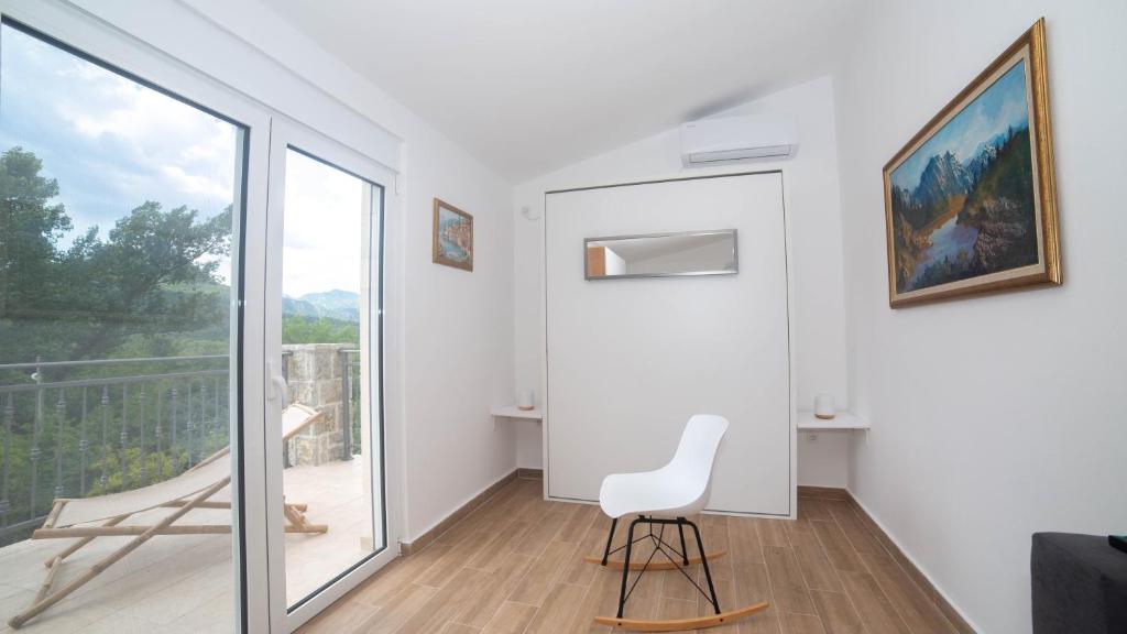 Balkón nebo terasa v ubytování Plamenatz studio apartments