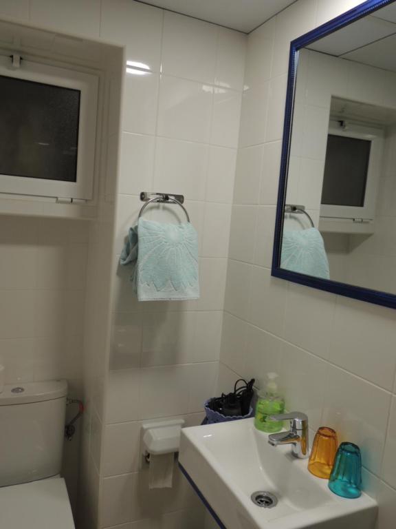 Koupelna v ubytování Hostal Can Massot